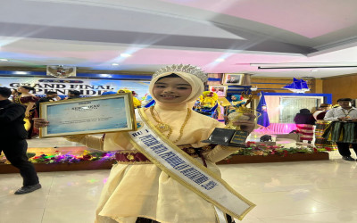 Membanggakan, Andi Ghina Ulyah Dalisha Raih Runner Up 1 Duta Pendidikan Bulukumba 2026