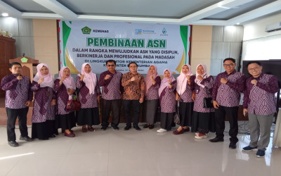 Perkuat Profesionalisme, MTsN 4 Bulukumba Utus 12 Personel Ikuti Pembinaan ASN Kemenag Bulukumba